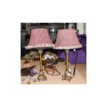 Table Lamps A pair of contemporary ornat