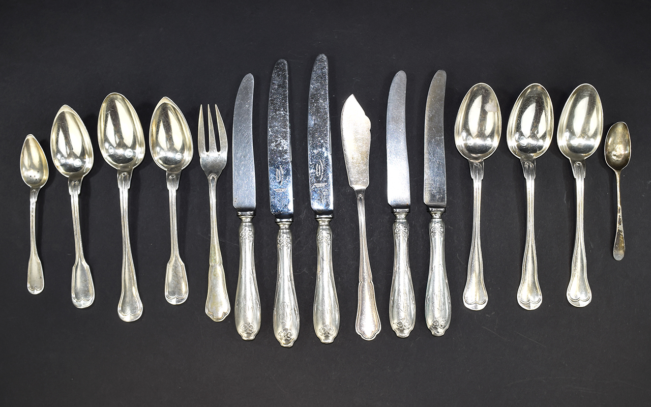 A Collection Of Mixed Plated Cutlery 15