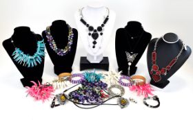 A Large Mixed Collection Of Contemporary Costume Jewellery Approx 27 items in total to include