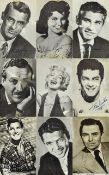 A Good Collection of 1940's / 1950's High Gloss - Film Star Autograph Portraits - Black and White