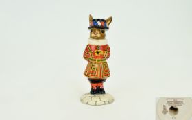 Royal Doulton - Bunnykins Ltd and Numbered Edition Hand Painted Figure ' Beefeater Bunnykins '