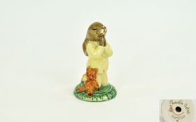 Royal Doulton Hand Painted Bunnykins Figures - Hand Signed In Gold by Manuella Yates to Base,