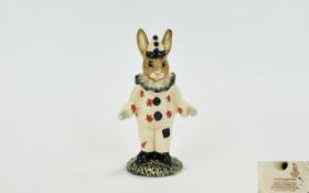 Royal Doulton Hand Painted Special Edition Bunnykins Figure ' Clown ' Bunnykins. DB129, Date 1992.