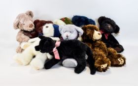 Collection of Russ Soft Toys.