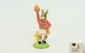 Royal Doulton Ltd Edition Hand Painted Figure ' Cheerleader ' DB142, Red / Orange Colour way.