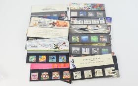 A Good Collection Of First Day Covers Fourty seven presentation packs in total to include,