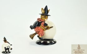 Royal Doulton - Special Edition Rare Bunnykins Ltd and Numbered Edition Figure ' Trick or Treat '