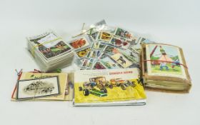 A Collection Of Vintage Cards Postcards And Teacards To include edwardian greetings cards,