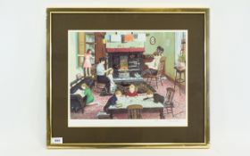 Tom Dodson 1910 - 1991 Artist Signed In Pencil Ltd and Numbered Edition Colour Print.