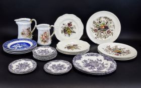 A Mixed Collection Of Ceramics Over 20 items in total to include,