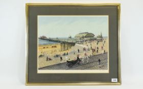 Tom Dodson 1910 - 1991 Artist Signed In Pencil Ltd and Numbered Edition Colour Print - Victoria