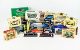 A Large Collection Of Boxed Diecast Cars Approx 22 items in total,