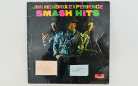Jimi Hendrix Experience Autographs LP with 2 signatures affixed - Noel Pedding and Mitch
