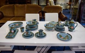 Quantity Of Schramberg German Pottery To Include Dinner & Side Plates, Cups & Saucers, Bowls,