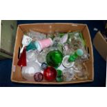 Box Of Misc Pottery And Glass