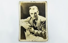 James Cagney Signed Authentic Autograph by The Star Himself.