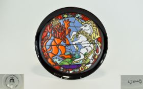 Poole Pottery Ltd Edition Commemorative Charger ' The Queens Jubilee ' Designed by Tony Morris.