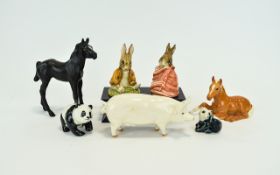 A Collection of Various Beswick Figures ( 7 ) Seven In Total.