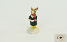 Royal Doulton Hand Painted Special and Ltd Edition Bunnykins Figure ' Carol Singer ' UK Edition.