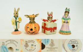 Royal Doulton Collection of Hand Painted Bunnykins Figures ( 4 ) Four In Total.