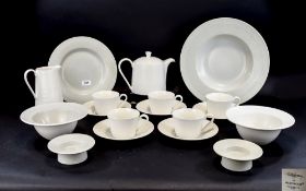 Wedgwood Paul Costello Dinner Service To include 10x dinner plates, 10x pasta plates,