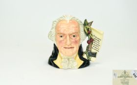 Royal Doulton Ltd and Numbered Edition Character Jug - Num 1028 of 2600 - George Washington Style