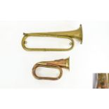 Cavalry Bugle Copper and brass bugle mar