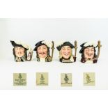 Royal Doulton - Early Character Jugs Set