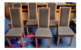 Contemporary Dining Chairs Set of six hi