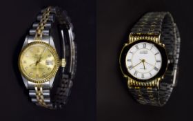 Vintage Copy Fashion Watches (2) in total A/F condition.