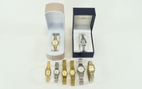A Collection of Ladies Fashion Wrist Watches. Various Makes and Styles ( 8 ) Watches In Total.