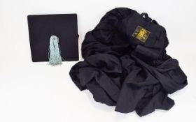 Graduation Cap And Gown, Label For Northern Robe Maker, 9 Henrietta Street,