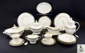 Royal Doulton Fine Quality 54 Piece Part Dinner And Tea/Coffee Service 'Andover' Design H5215