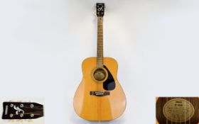 Yamaha FG - 300A Six String Acoustic Guitar with Case - Please See Photo.