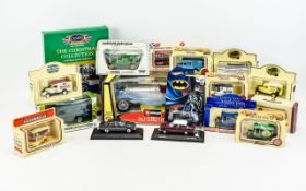 A Large Collection Of Boxed Diecast Cars Approx 22 items in total, most in original boxes to