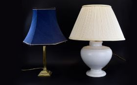 Two Table Lamps.