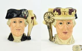 Royal Doulton Limited And Numbered Edition Double Sided Character Jug No 6433 of 9500 'The