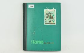 Sixteen page A4 stamp stock book with large numbers of GB commemorative stamps. Many are pre-decimal
