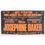 Josephine baker 3 Original Show Posters at London Palladium - scarce