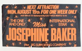 Josephine baker 3 Original Show Posters at London Palladium - scarce