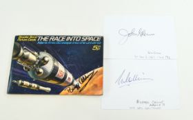 Apollo Space Autographs Michael Collins, Buzz Aldrin, John Glenn - superb.