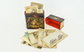 Small Collection Of Carte De Visite & Post Cards