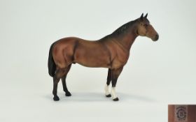 Beswick Horse Figure ' Quarter Horse ' Model No 2186. Designer A. Gredington. Issued 1969 - 1982.