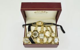 A Collection of Vintage Ladies Fashion Wrist Watches ( 8 ) In Total.