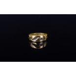 Victorian Period 15ct Gold Diamond Set Ladies Dress Ring. Fully Hallmarked - Birmingham 1894.