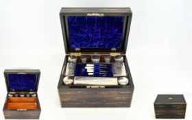 Stunning Antique Victorian Coromandel Vanity Jewellery Box dated to around the 1860's. Superb