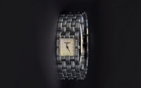 Raymond Weil Ladies Diamond Bezel Set Stainless Steel Wrist Watch.