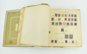 Stamp Album German 1940's and earlier comprising album and a further portfolio of Nazi propoganda