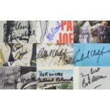Film Star Autographs - super collection to include Bette Davis, Marlon Brando, Peter Finch,