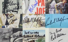 Film Star Autographs - super collection to include Bette Davis, Marlon Brando, Peter Finch,